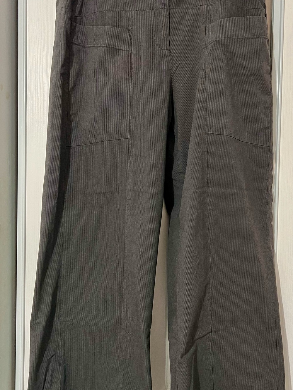 Habitat Women's Wide-Leg Rayon Pants - Charcoal size L
